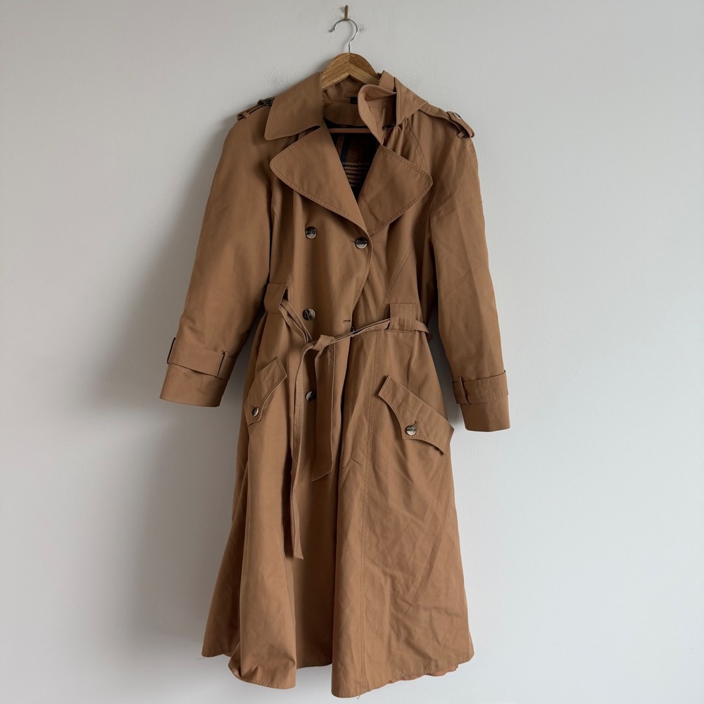 Vintage Hampton Court Classic Tan Trench Coat